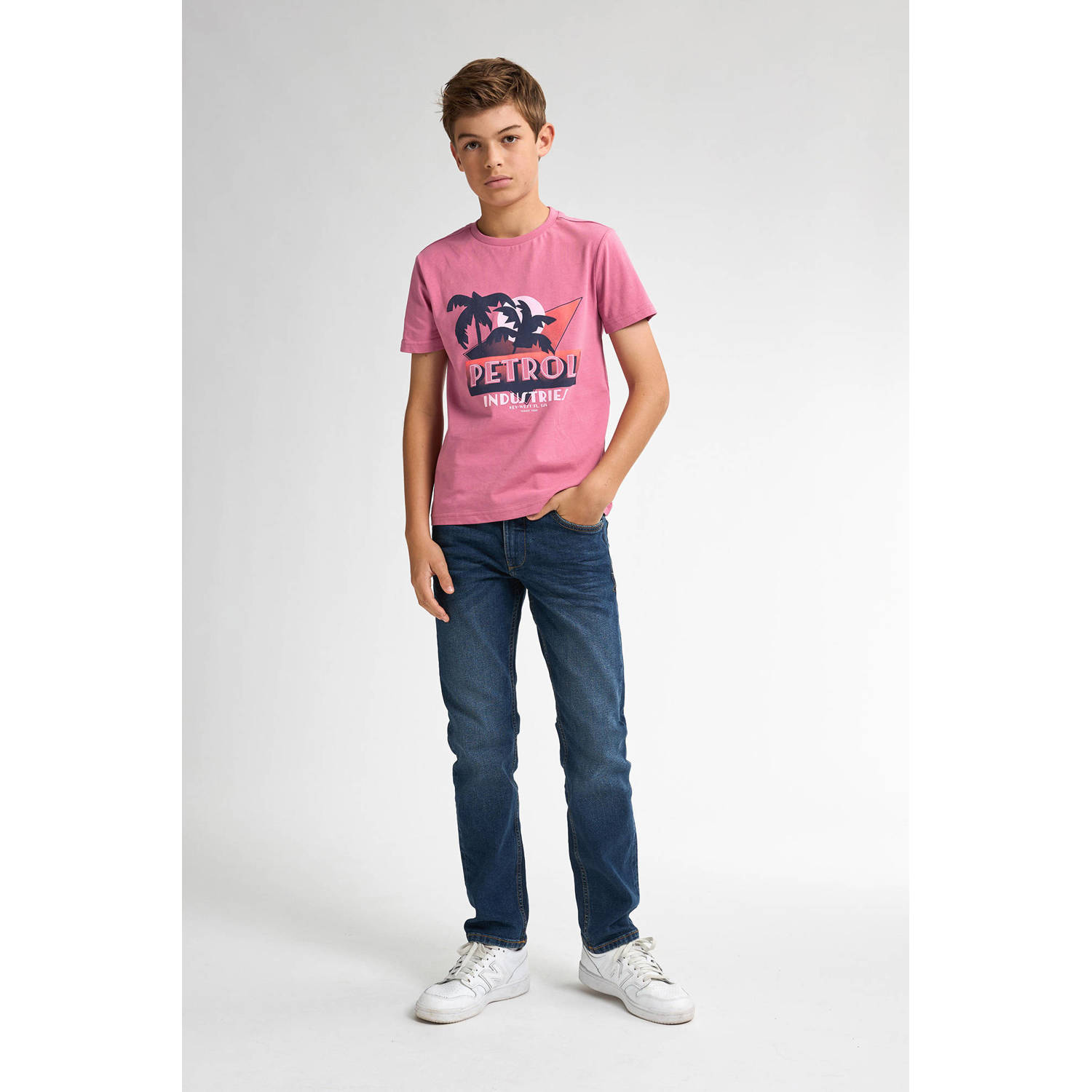 Petrol Industries T-shirt roze