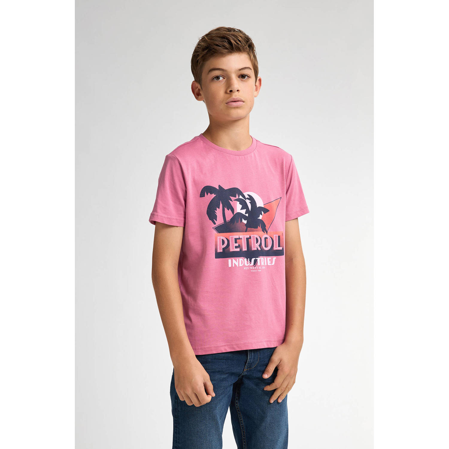 Petrol Industries T-shirt roze