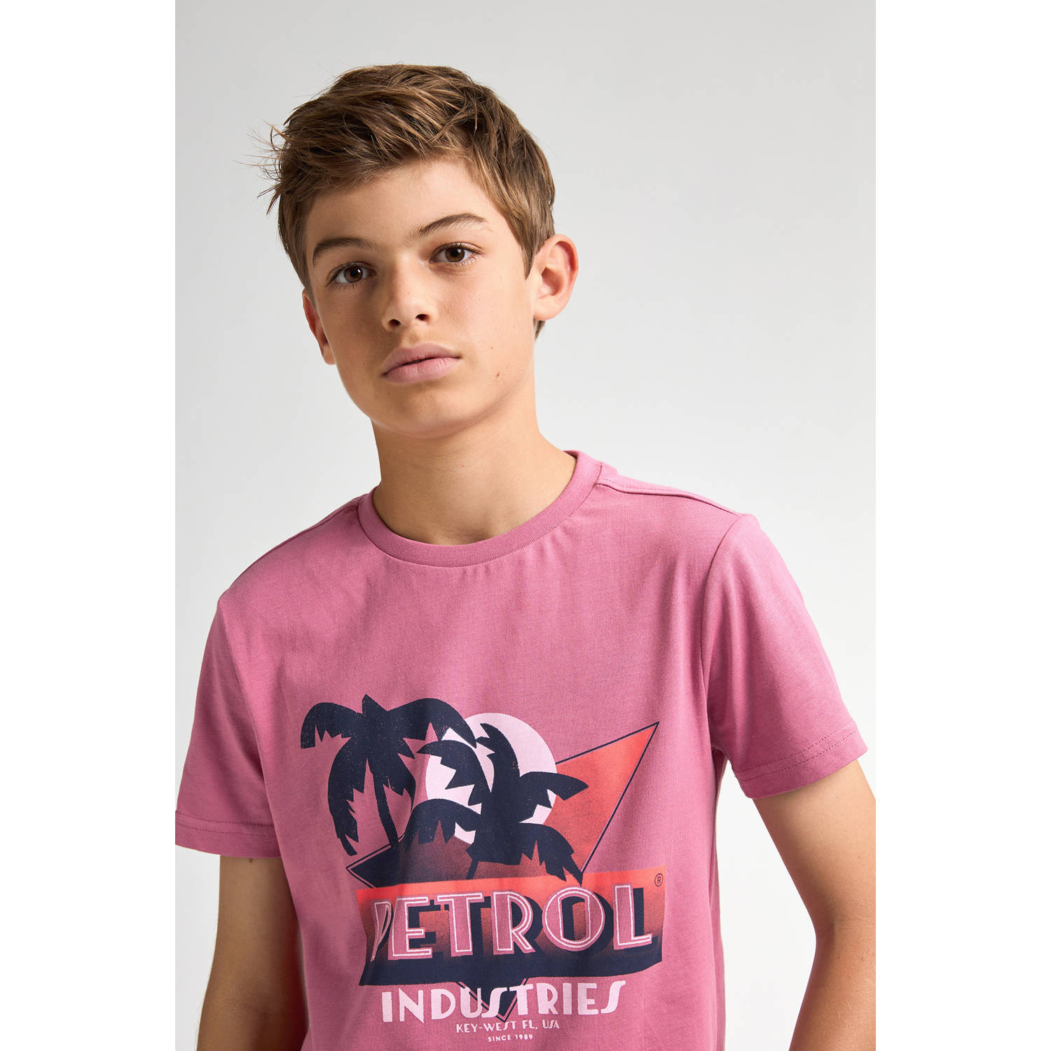 Petrol Industries T-shirt roze
