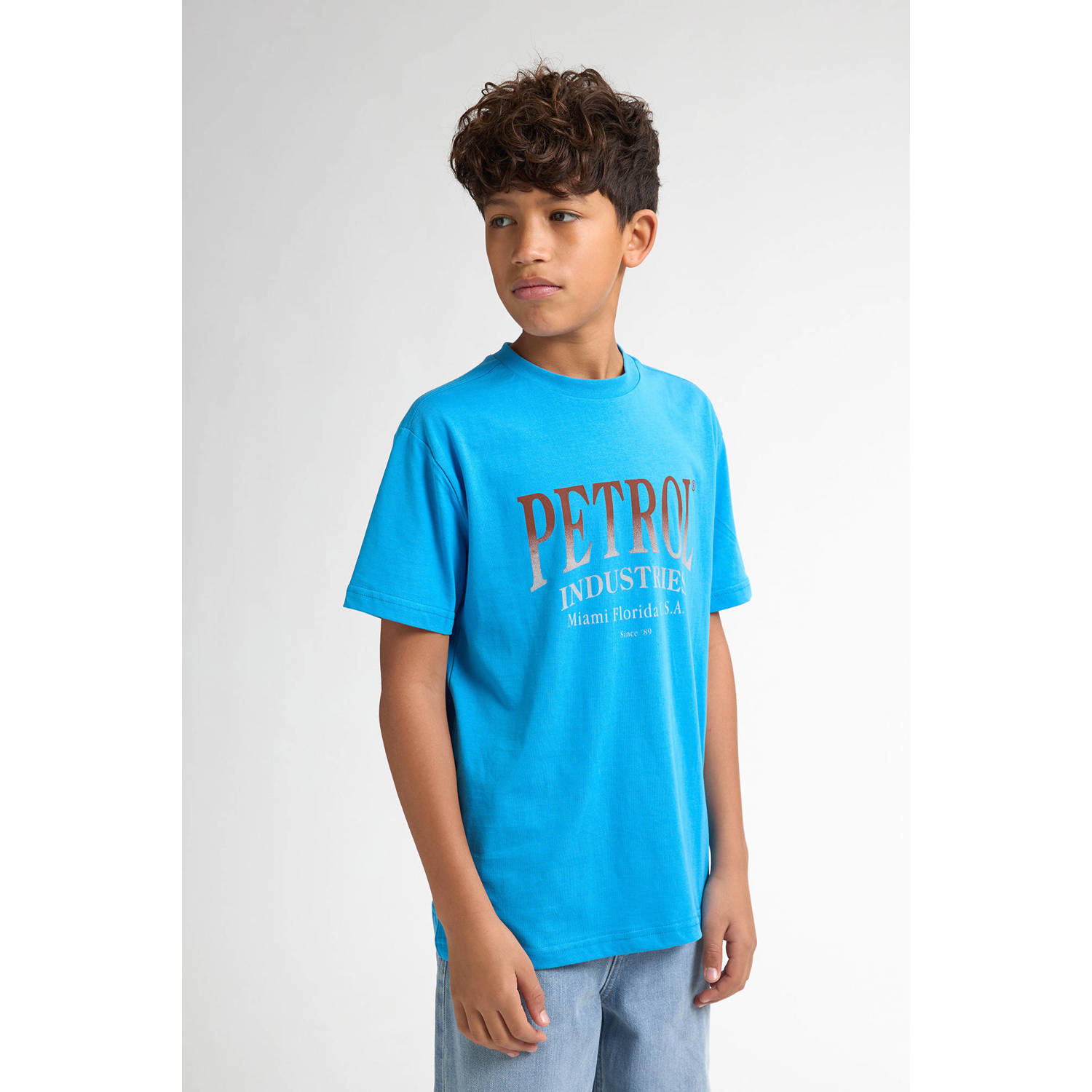 Petrol Industries T-shirt blauw
