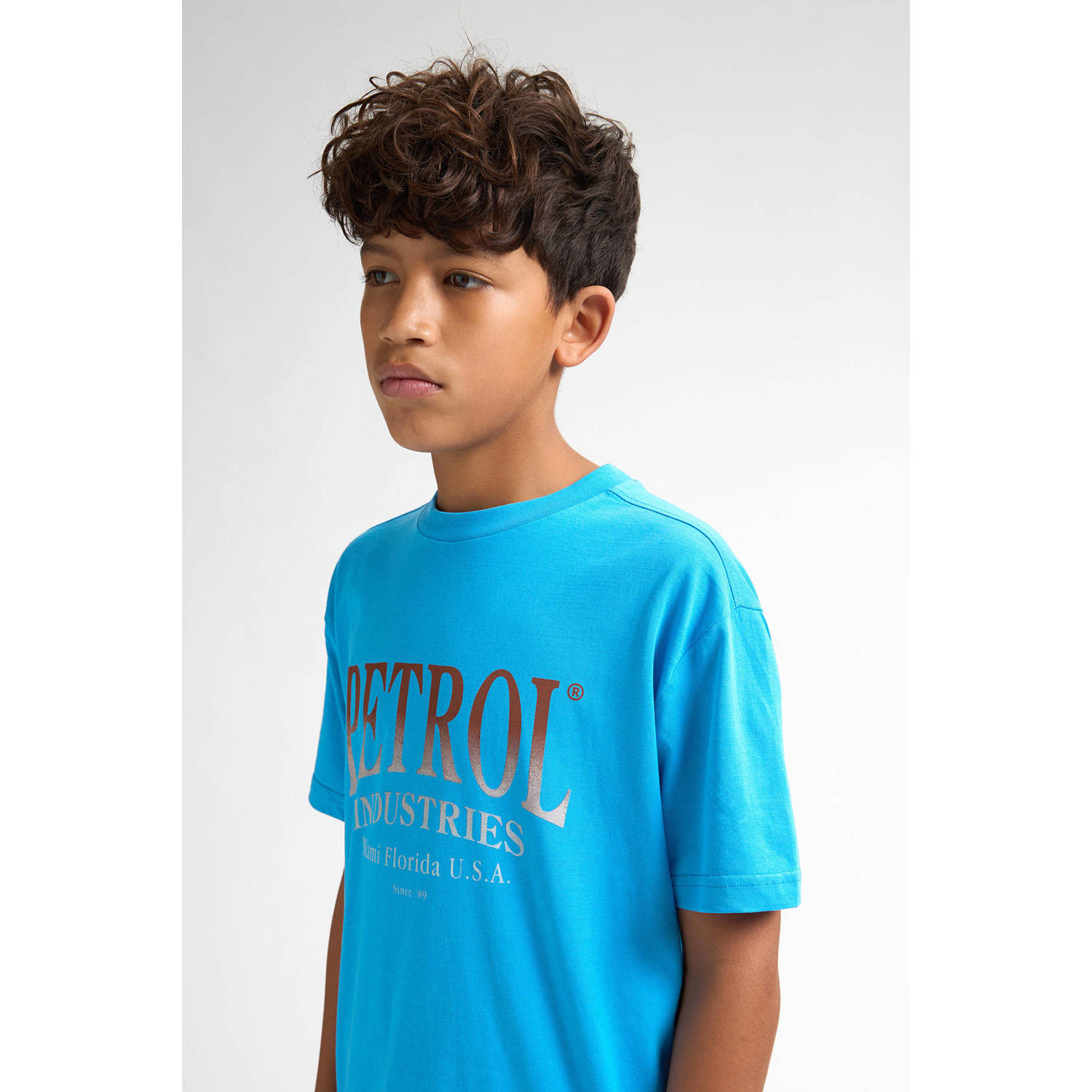 Petrol Industries T-shirt blauw