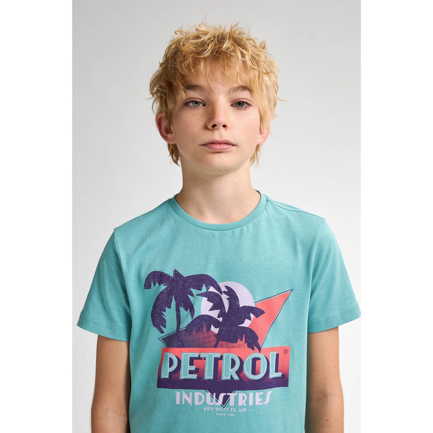 Petrol Industries T-shirt blauw