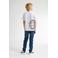 Petrol Industries T-shirt met backprint wit