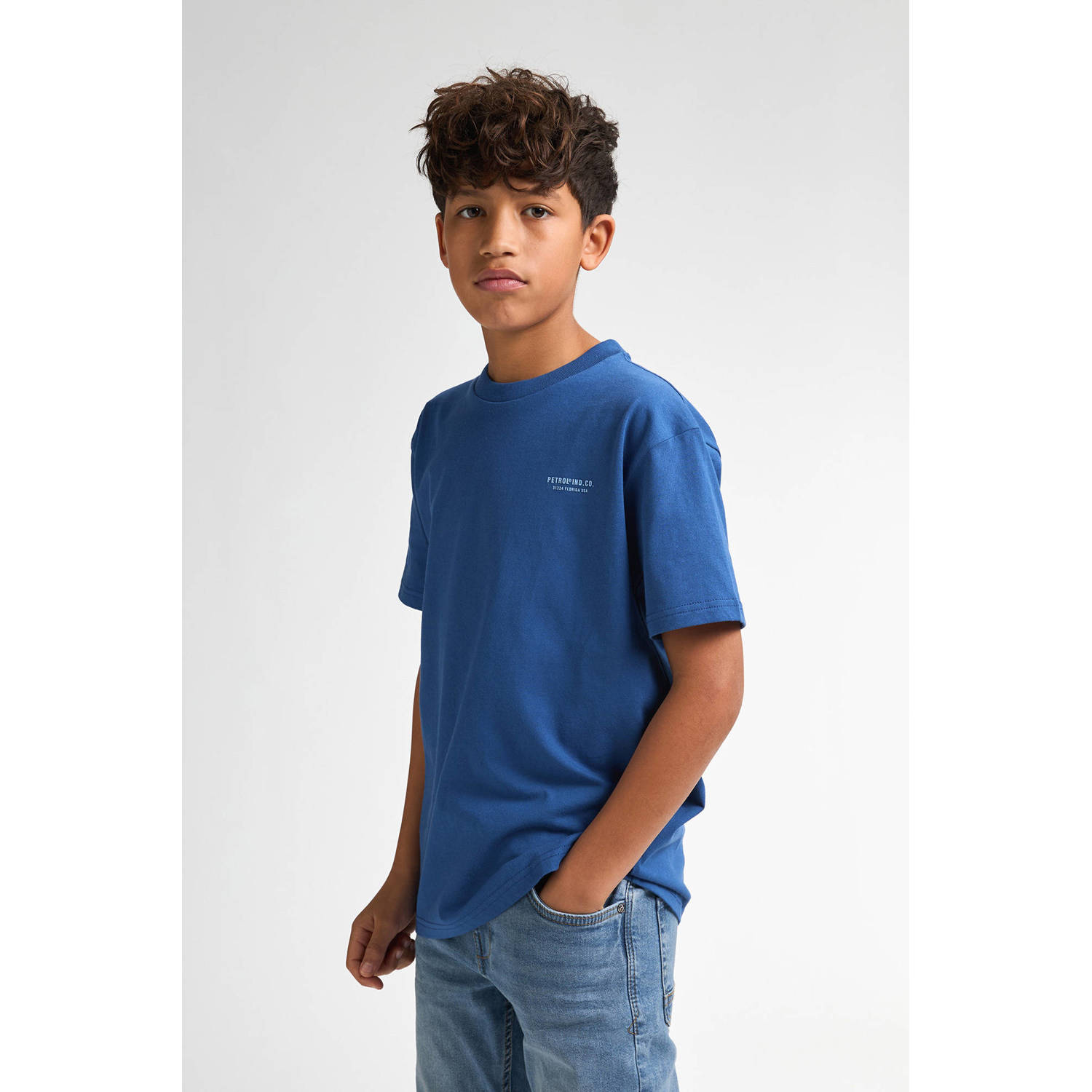 Petrol Industries T-shirt blauw
