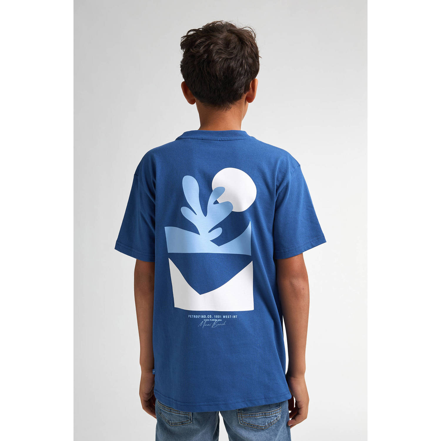 Petrol Industries T-shirt blauw