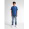 Petrol Industries T-shirt met backprint blauw