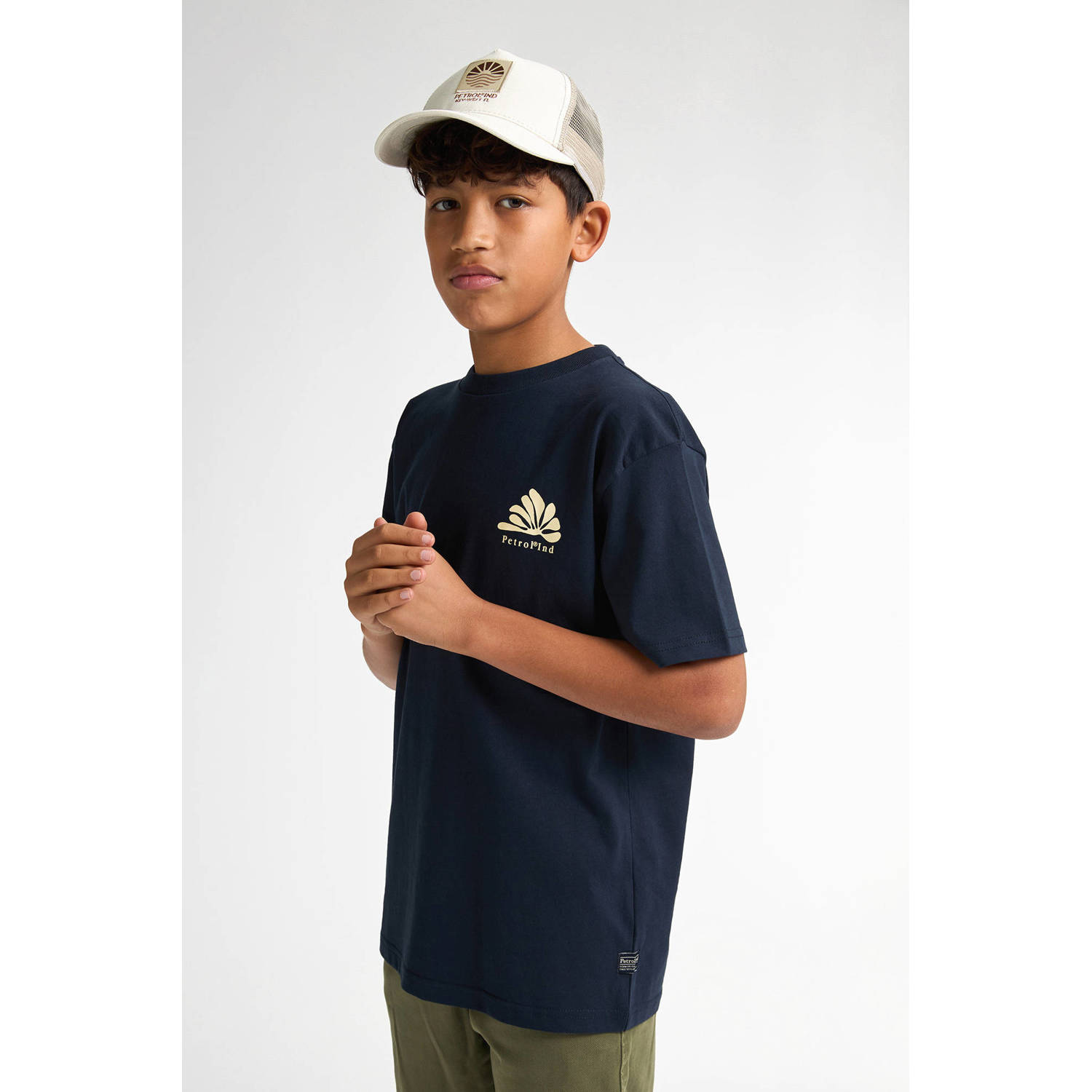 Petrol Industries T-shirt donkerblauw