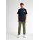 Petrol Industries T-shirt met backprint donkerblauw
