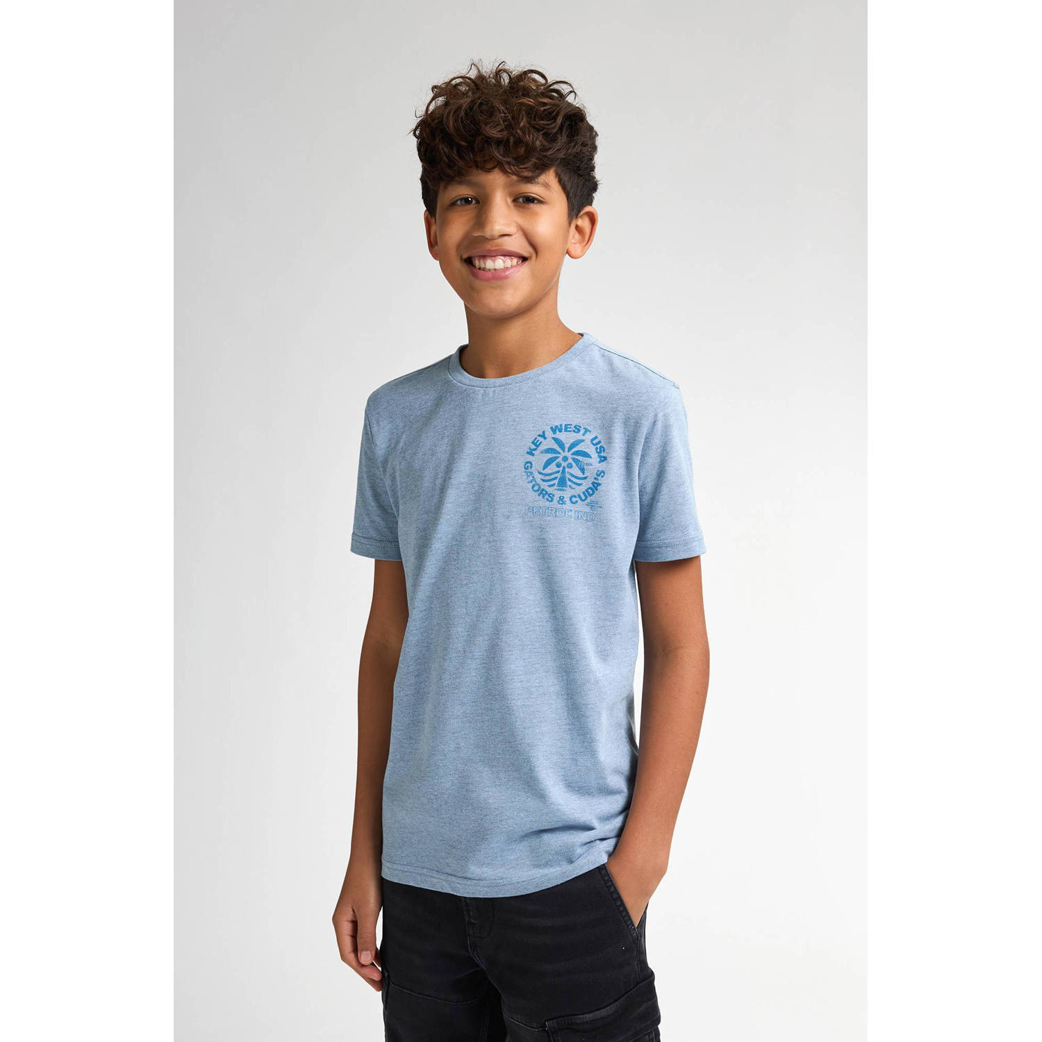 Petrol Industries T-shirt blauw