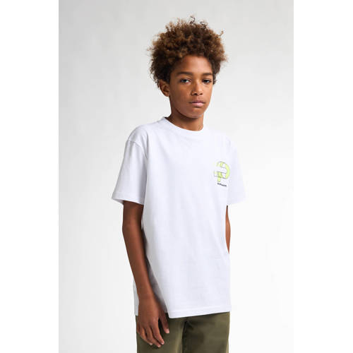 Petrol Industries T-shirt wit afbeelding