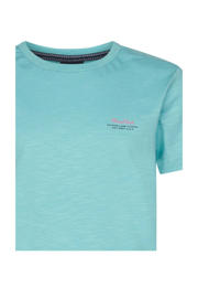 thumbnail: Petrol Industries T-shirt met backprint mintgroen