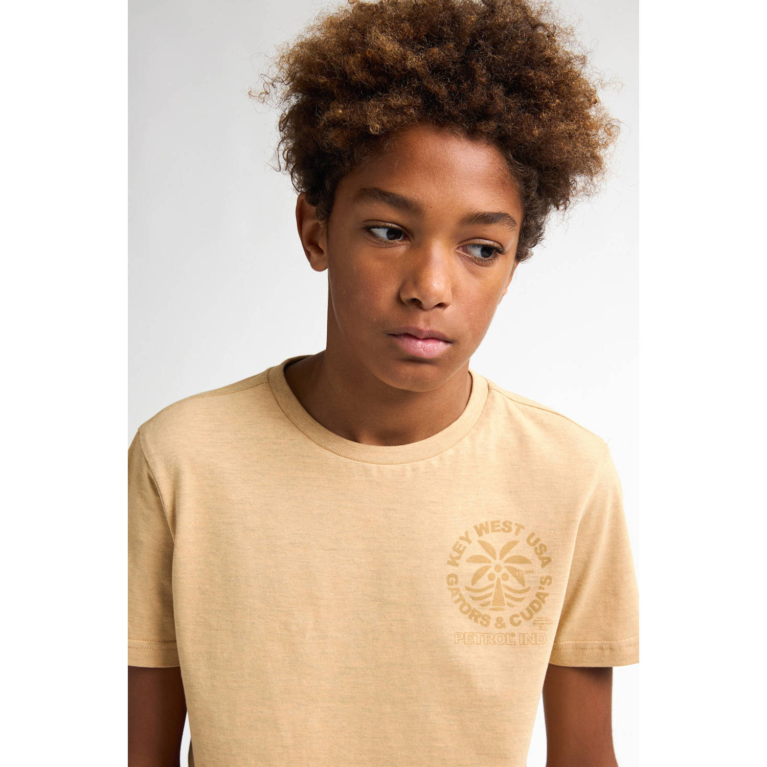 Petrol Industries T-shirt geel