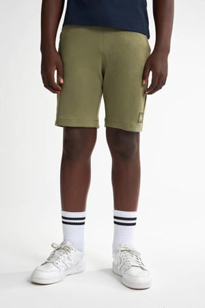 sweatshort olijfgroen