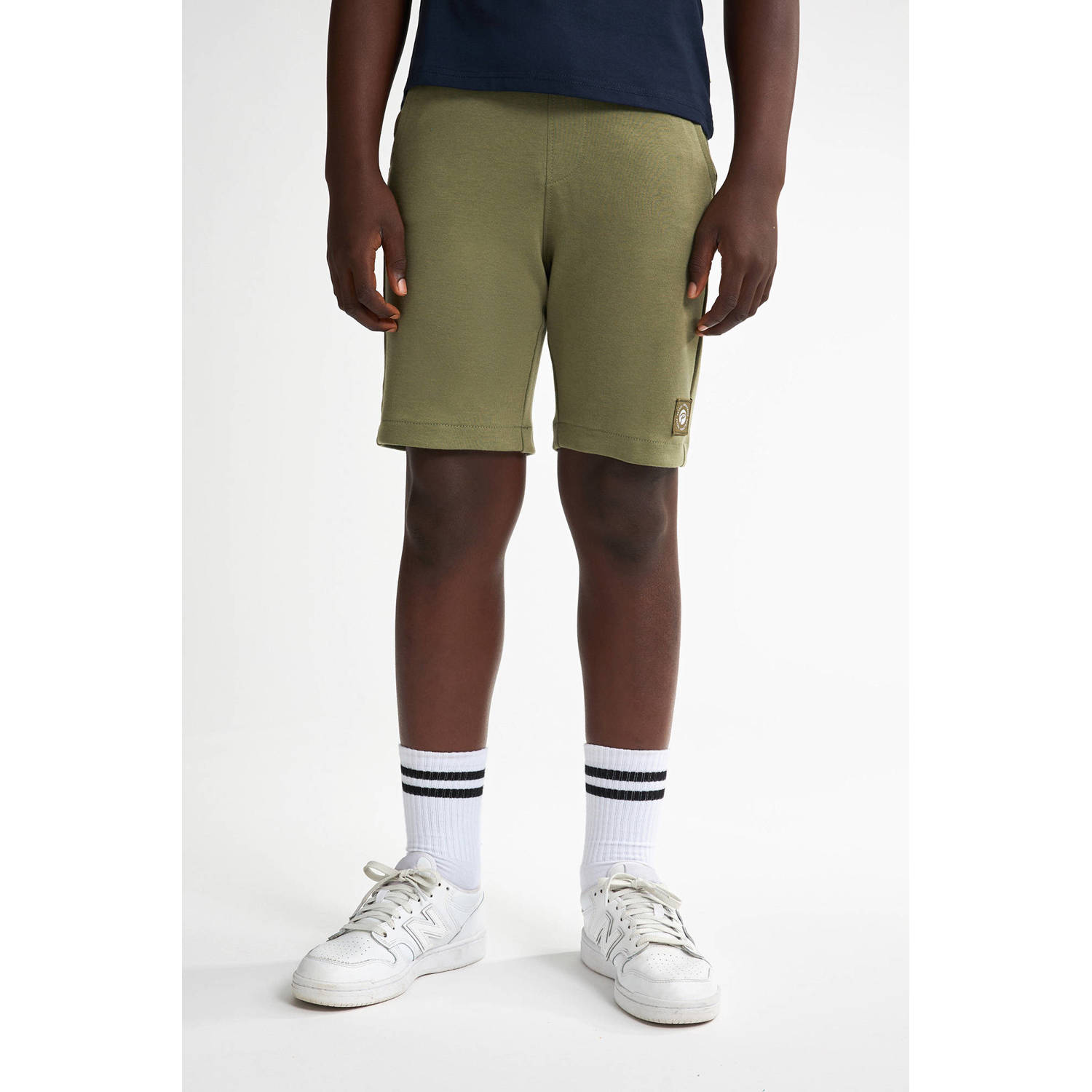 Petrol Industries sweatshort olijfgroen