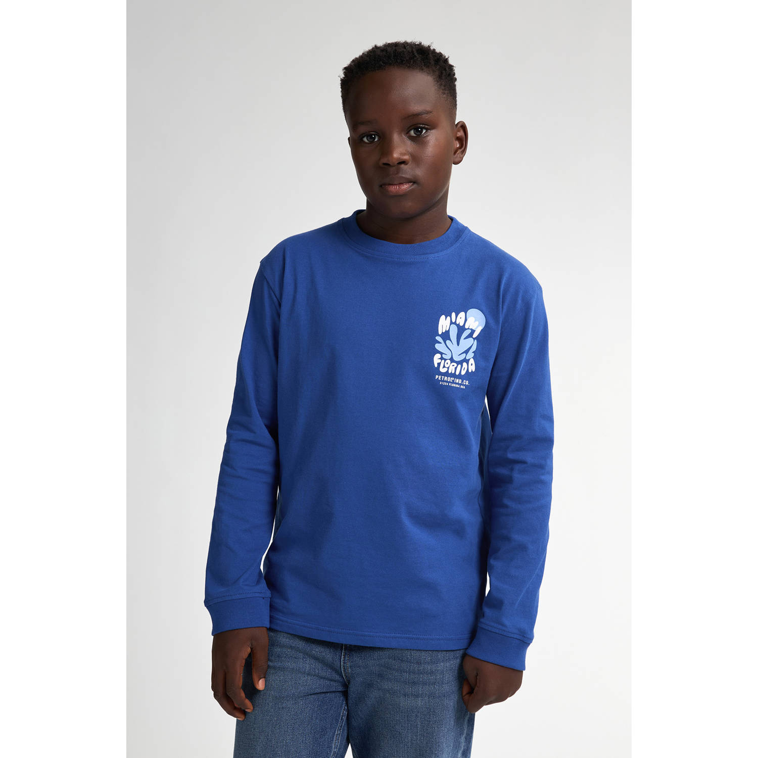 Petrol Industries longsleeve blauw