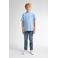 Petrol Industries T-shirt met backprint blauw