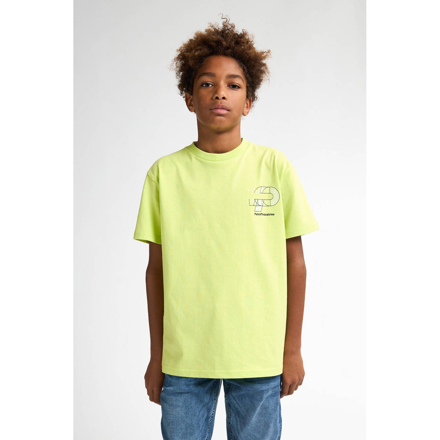 Petrol Industries T-shirt geel