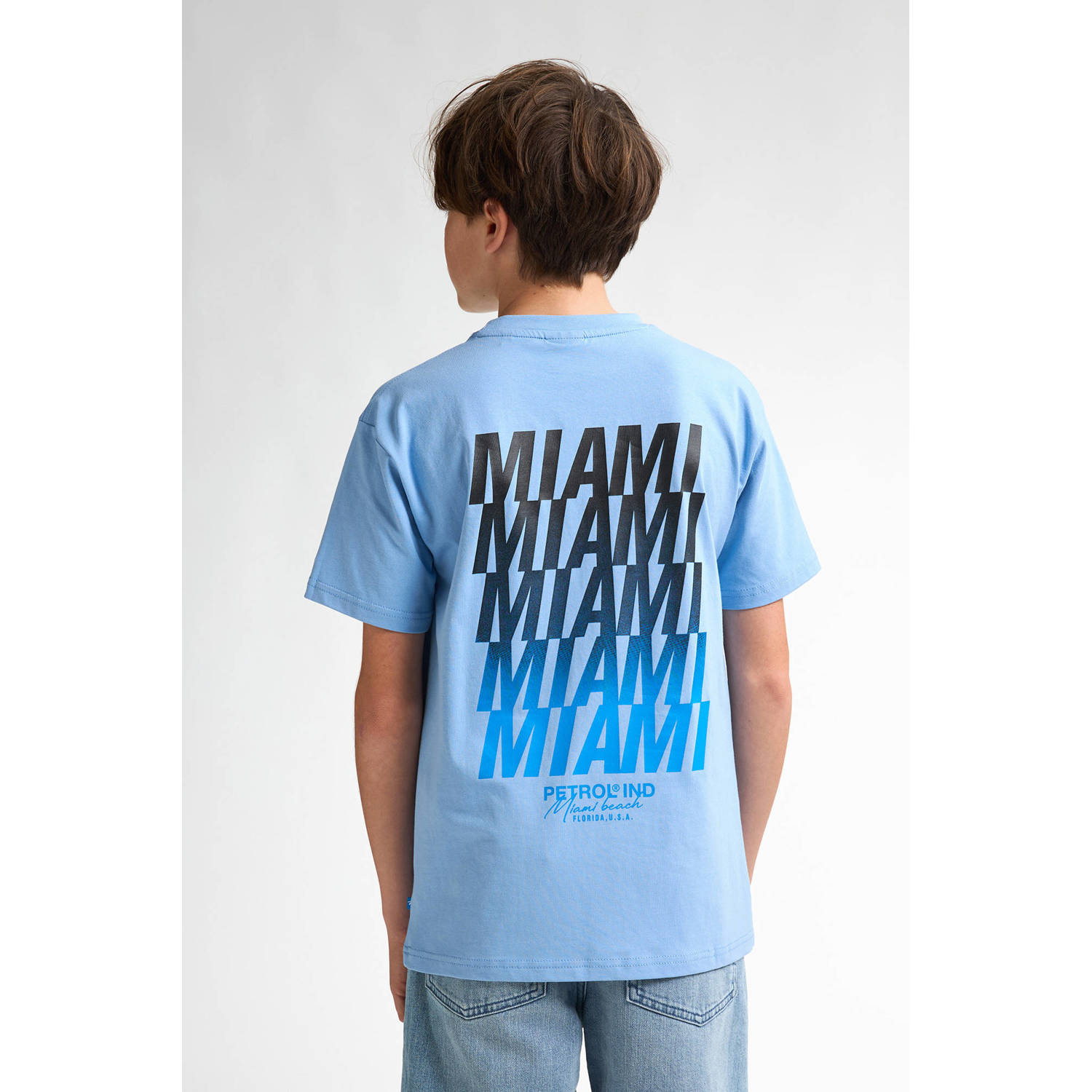 Petrol Industries T-shirt blauw