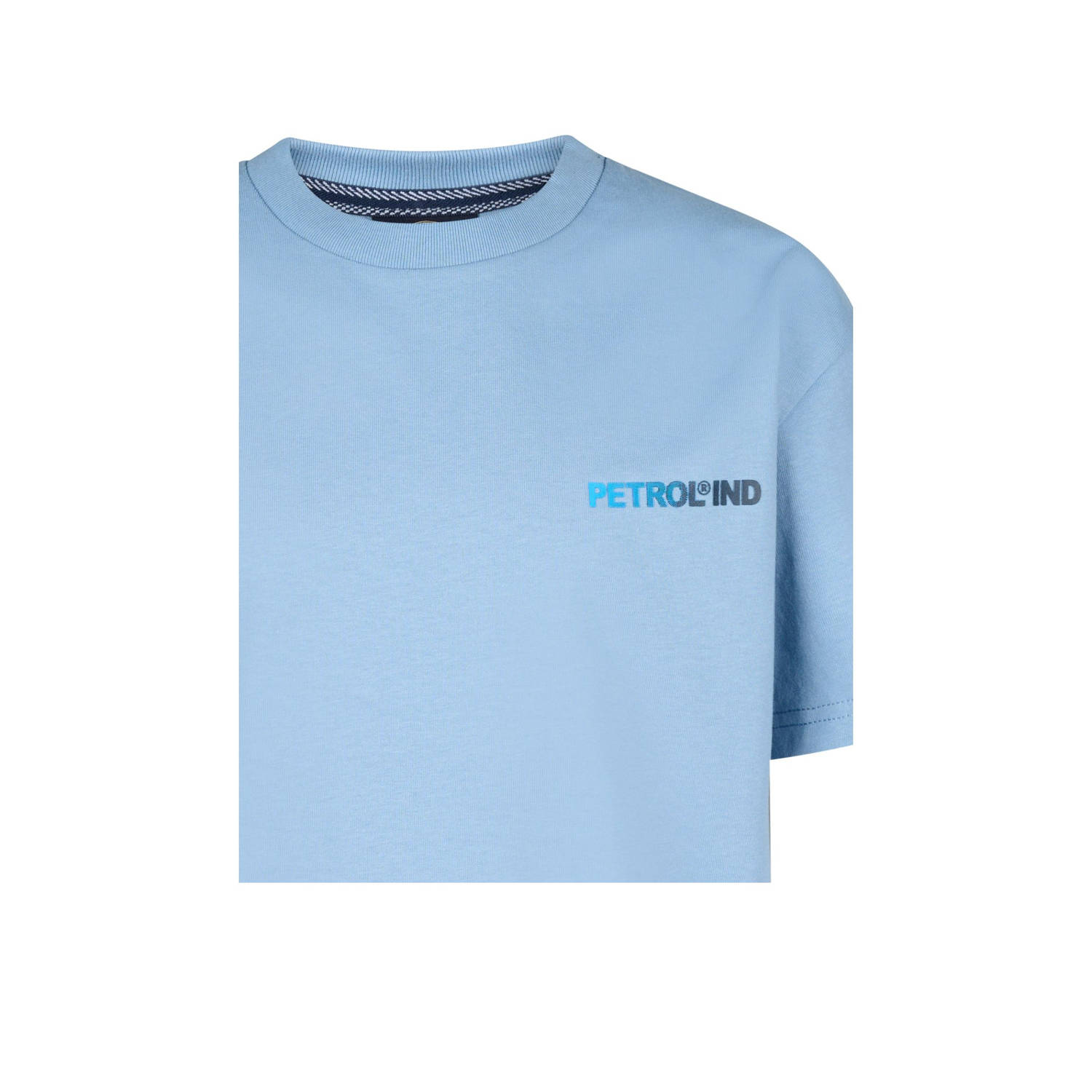 Petrol Industries T-shirt lichtblauw