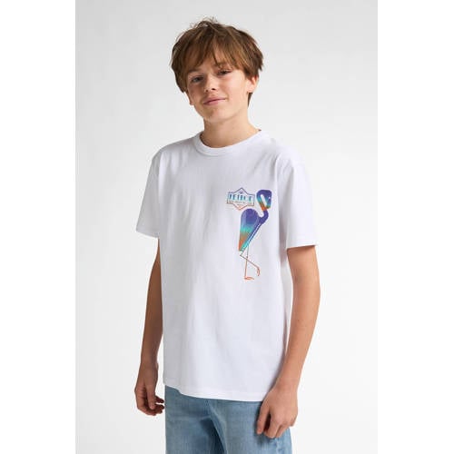 Petrol Industries T-shirt wit afbeelding
