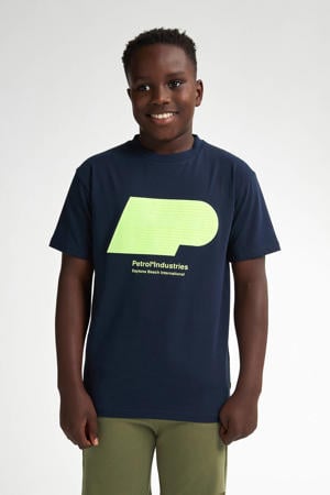 T-shirt marineblauw