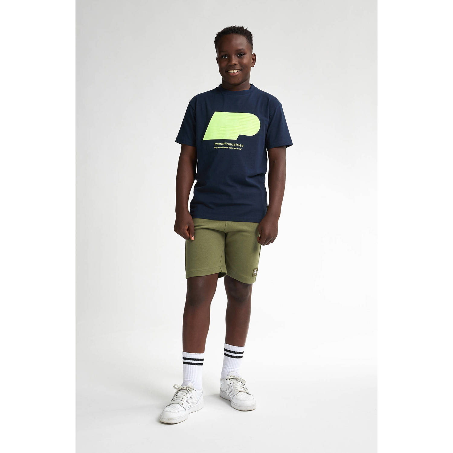 Petrol Industries T-shirt marineblauw