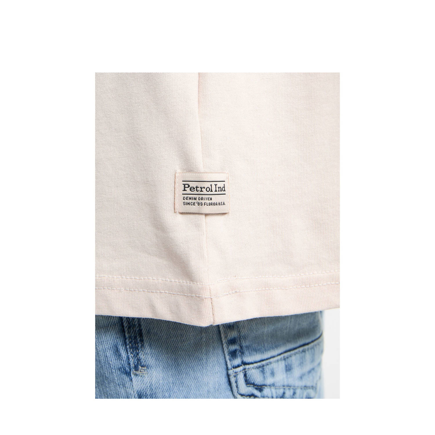 Petrol Industries T-shirt ecru