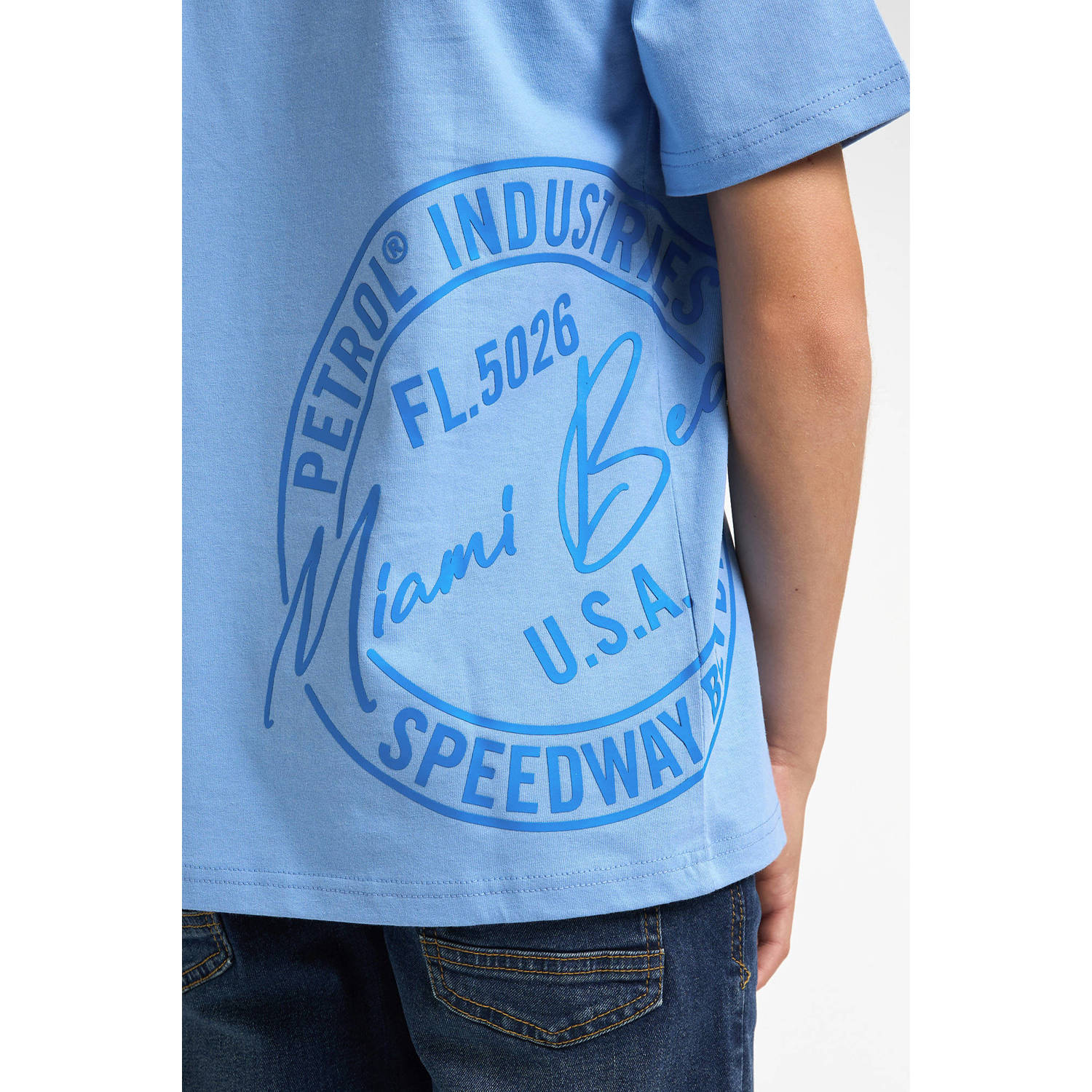 Petrol Industries T-shirt blauw