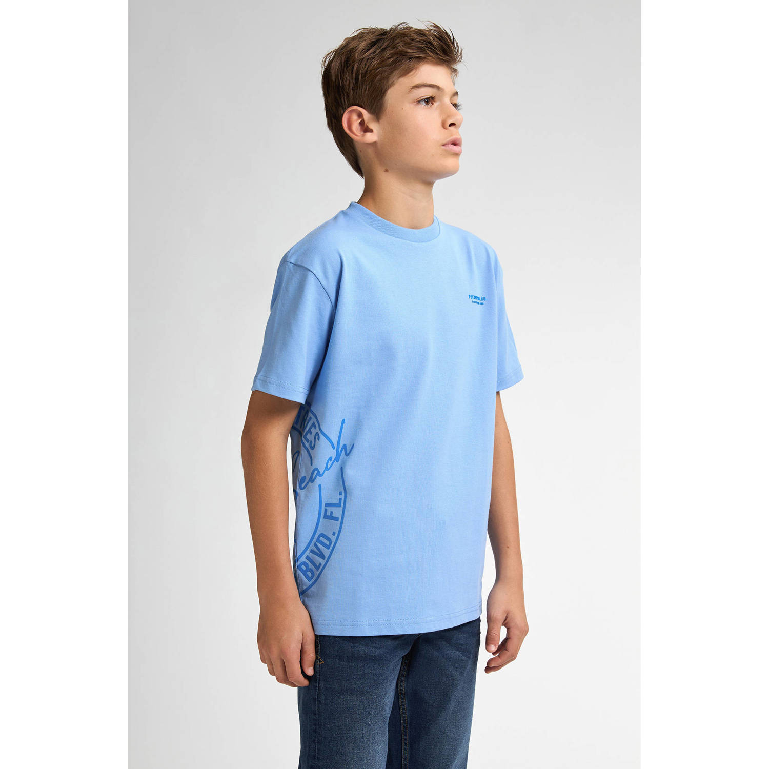 Petrol Industries T-shirt blauw