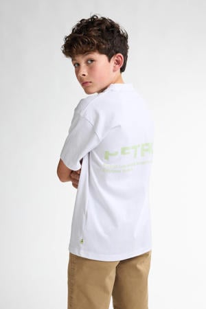 T-shirt met backprint wit