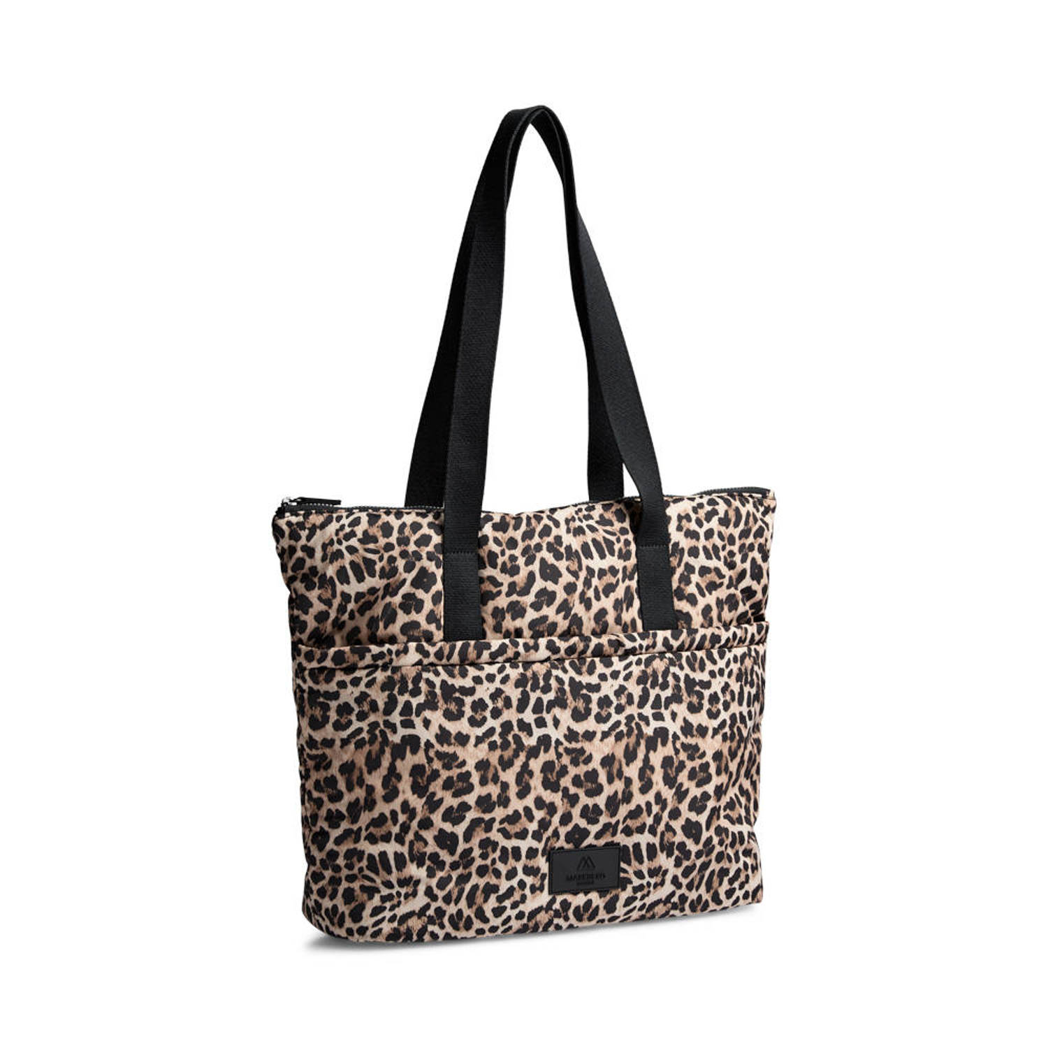 Markberg shopper met panterprint PerryMBG bruin