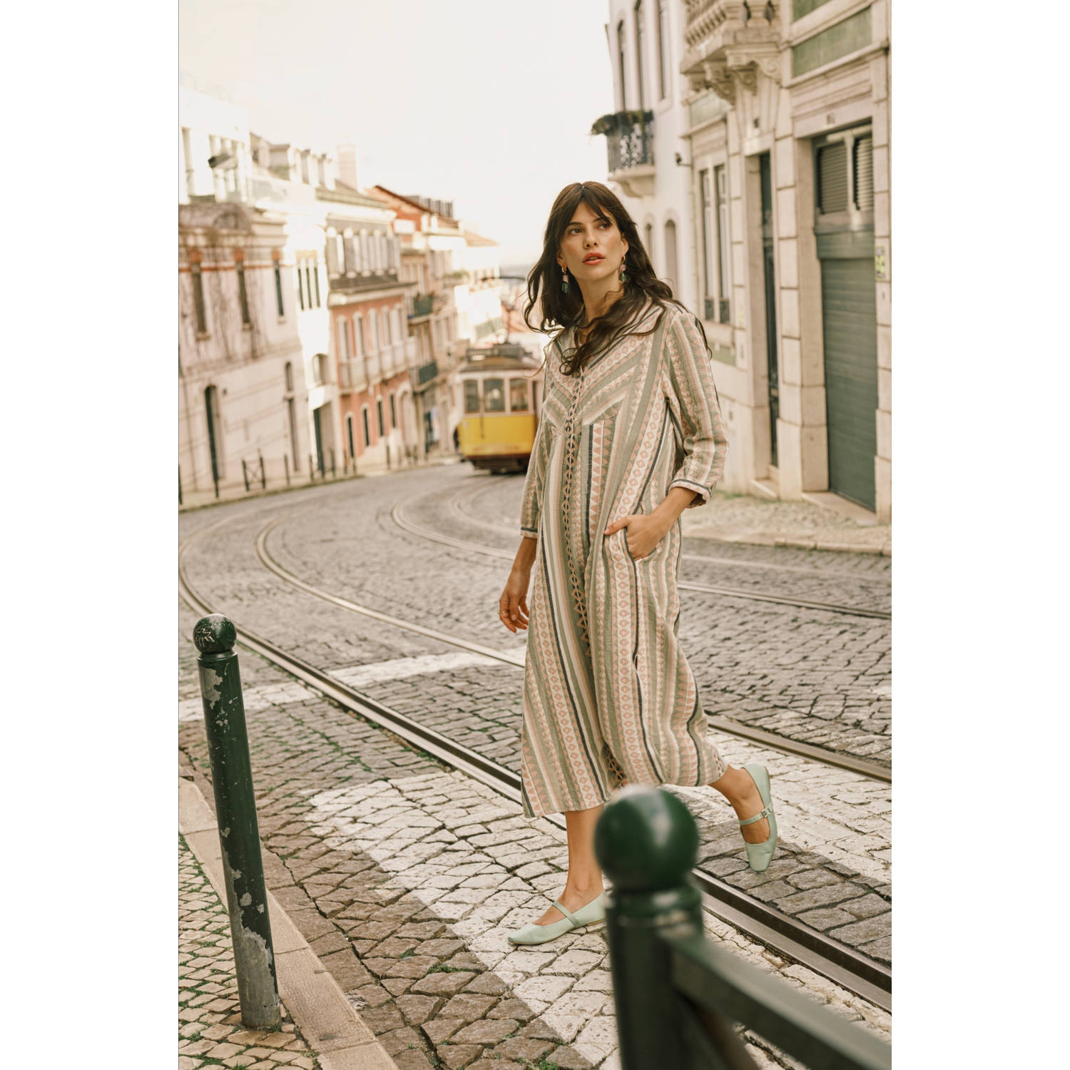 Cream zomerjurk taupe