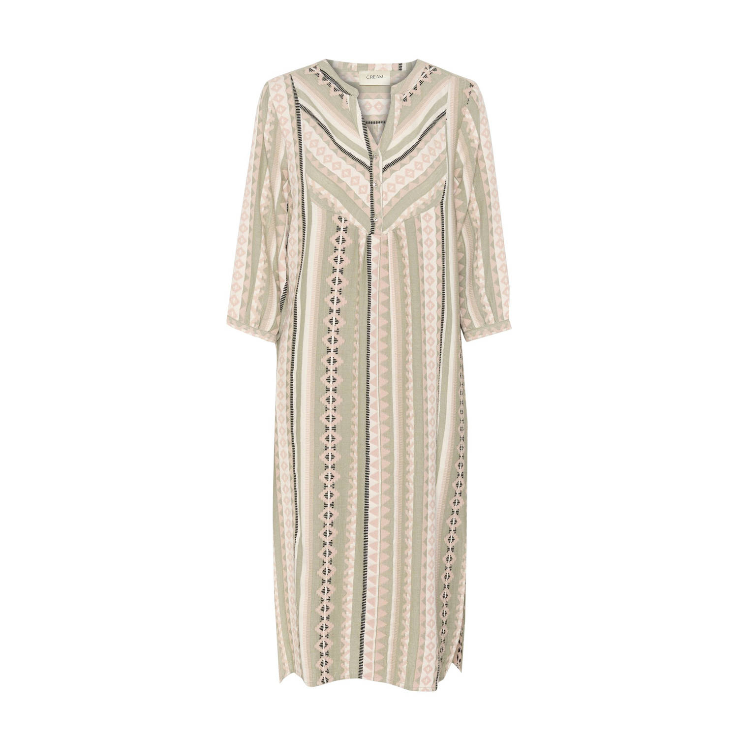 Cream zomerjurk taupe