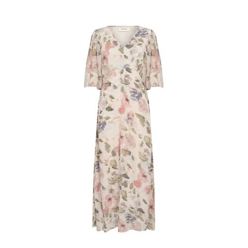 Cream maxi jurk ecru afbeelding