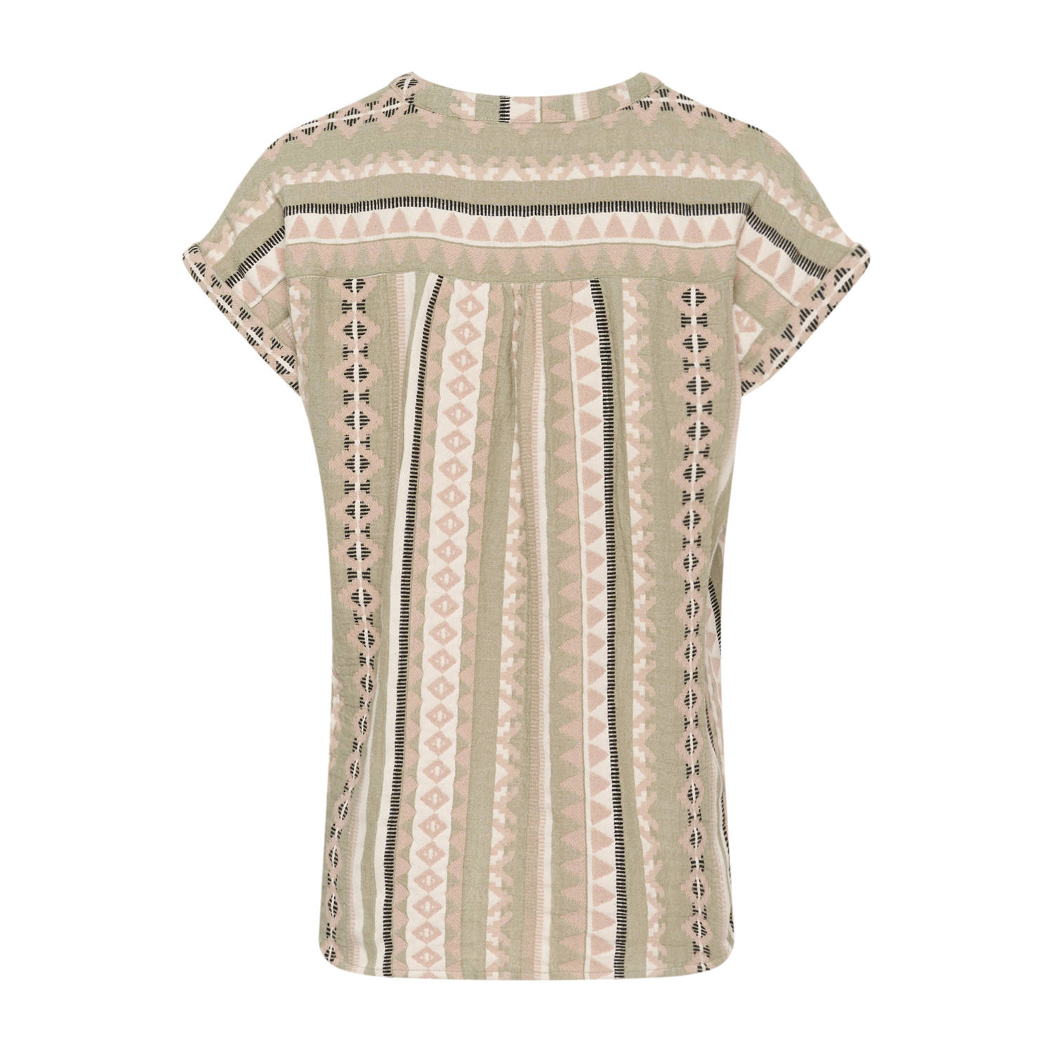 Cream blouse kaki