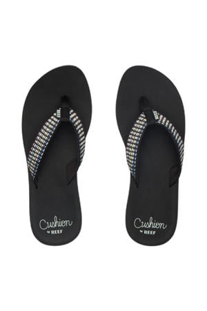 Baja Elana teenslippers zwart