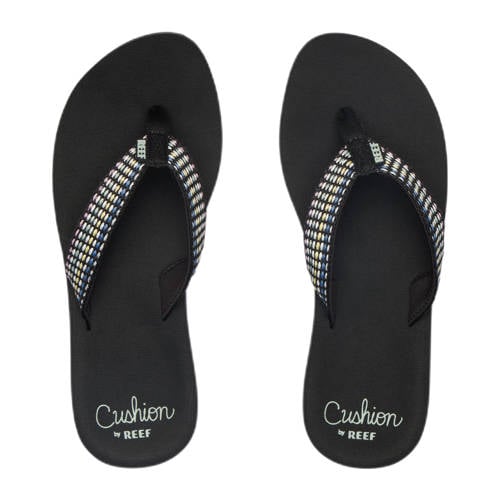 Reef Baja Elana teenslippers zwart afbeelding