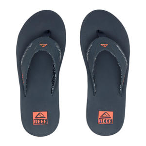 Fanning  teenslippers donkerblauw/oranje