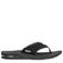 Reef Fanning nubuck teenslippers zwart