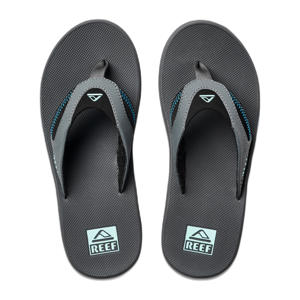 Fanning  teenslippers donkergrijs