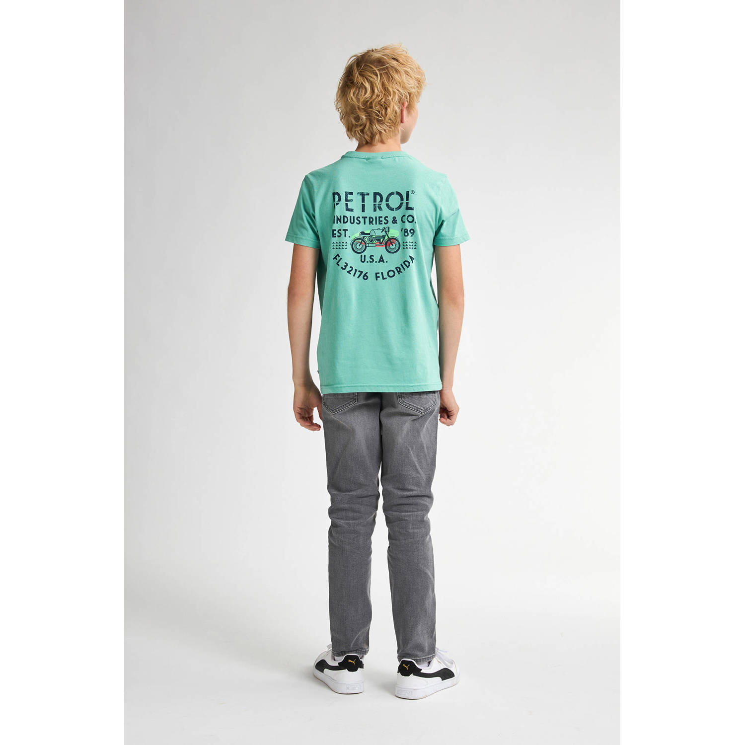Petrol Industries T-shirt mintgroen