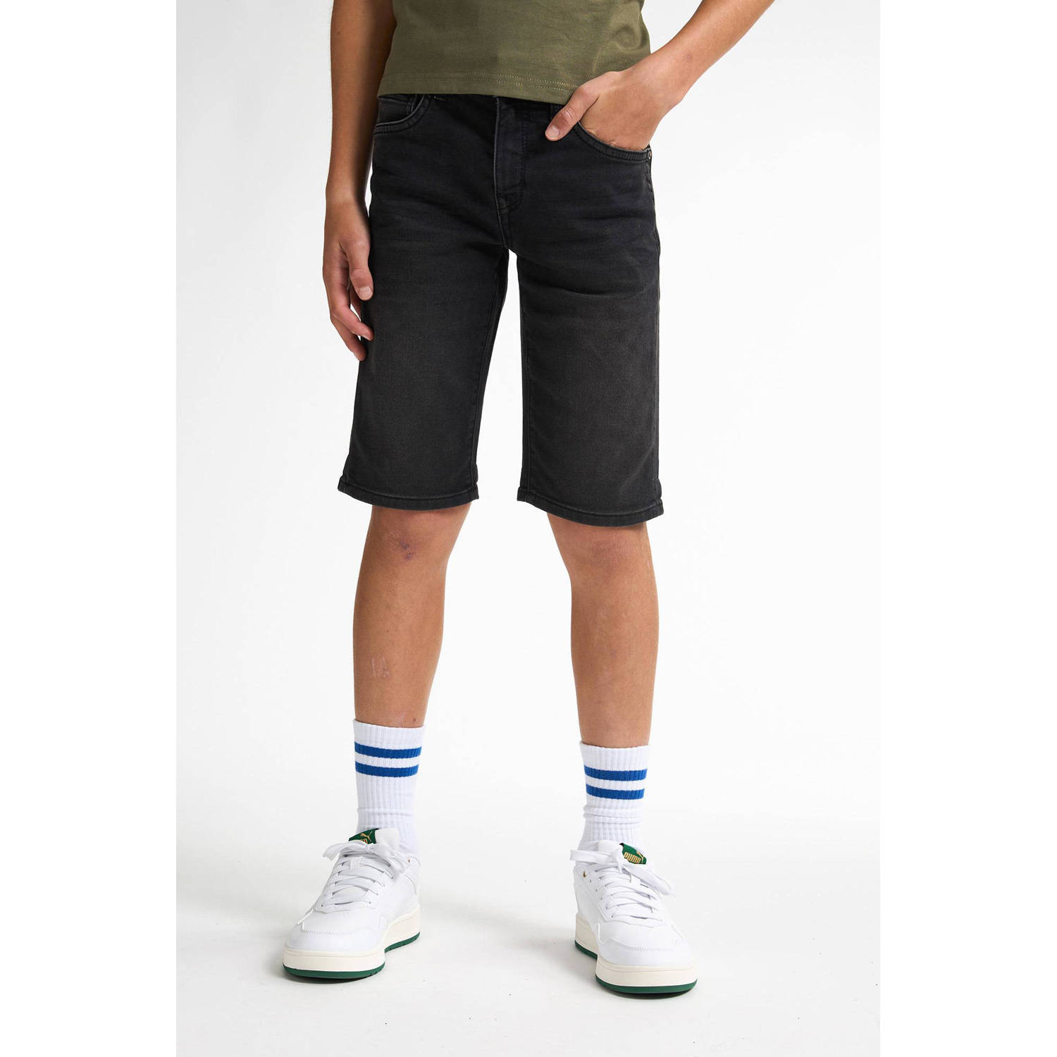 Petrol Industries denim short black denim
