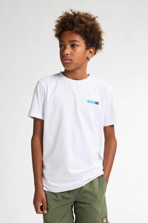 T-shirt met backprint wit