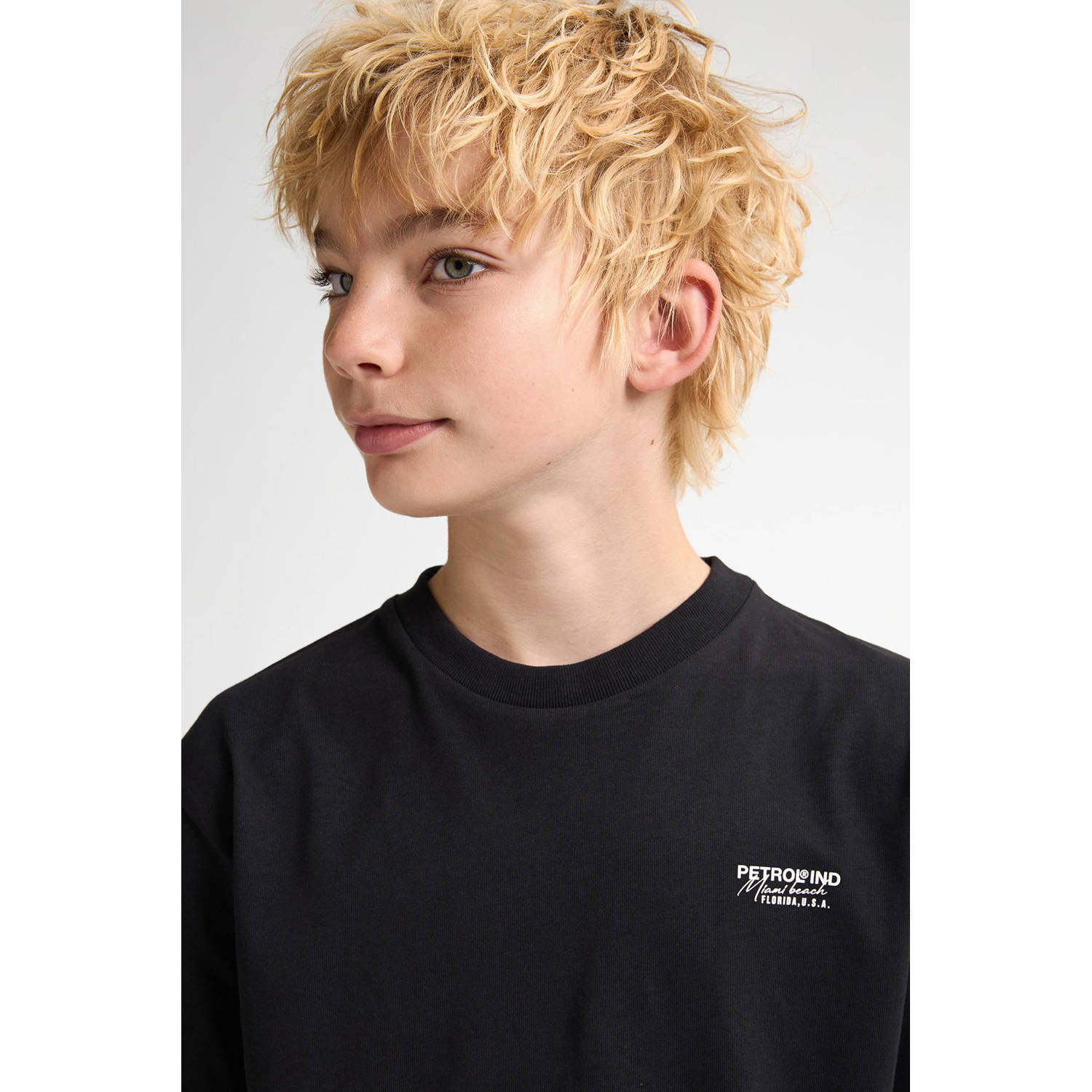Petrol Industries T-shirt zwart