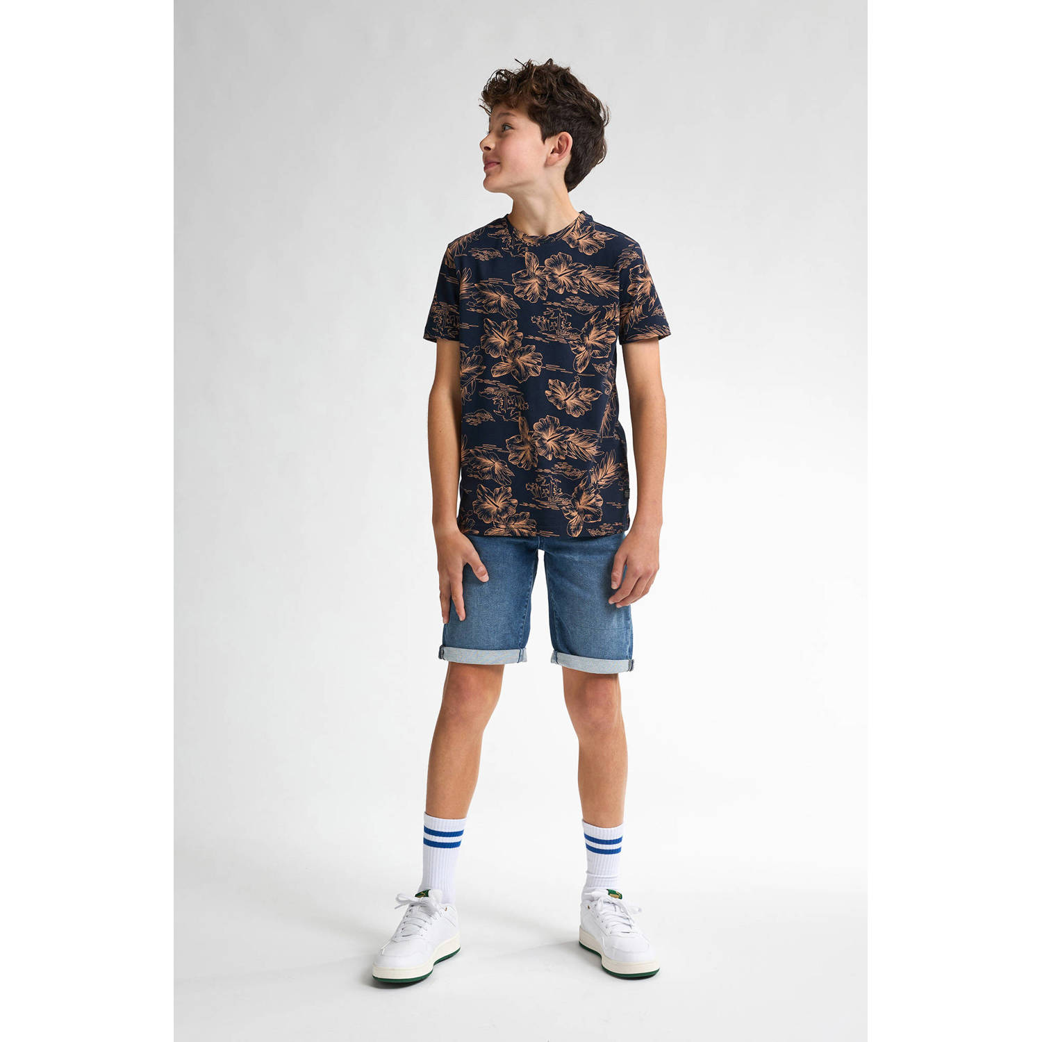 Petrol Industries T-shirt donkerblauw