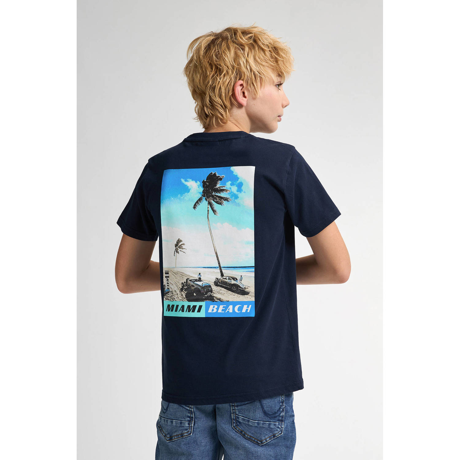 Petrol Industries T-shirt donkerblauw