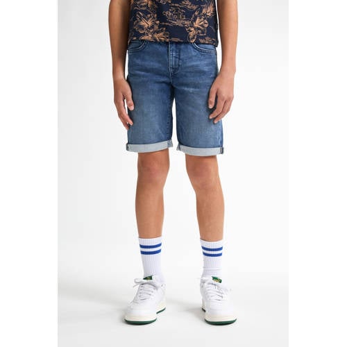 Petrol Industries denim short medium blue denim afbeelding