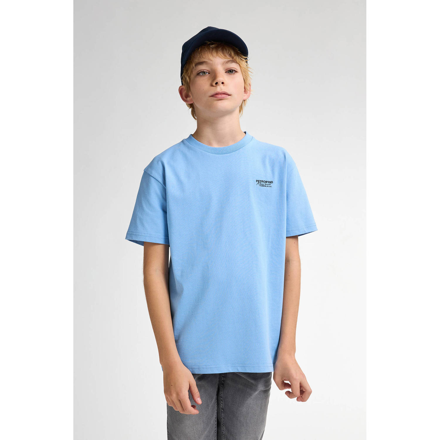 Petrol Industries T-shirt blauw