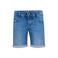 Retour Jeans straight denim short light blue denim