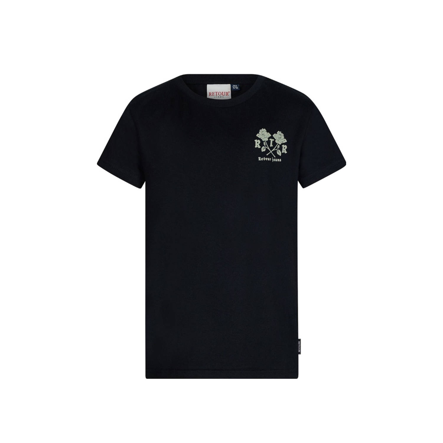 Retour Jeans T-shirt zwart